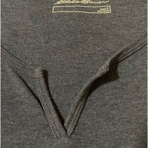 Eddie Bauer Sleeveless Split-Neck Tunic